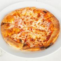 Kid'S Cheese Pizza [Veg] · tomato sauce, organic flour dough with mozzarella cheese. add pepperoni (optional)