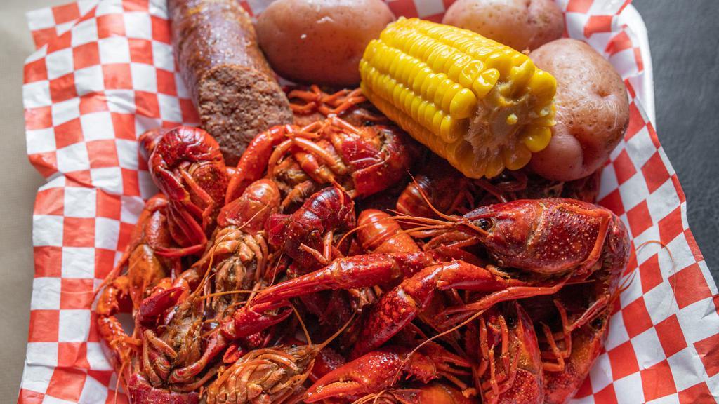 Crawfish · KNOWN AS THE BEST CRAWFISH IN THE WORLD! 
SOAKED INSIDE THESE DELICIOUS MUD BUGS IS
 THE   PERFECT BLEND OF CAJUN FLAVOR  THAT IS SEASONED TO PERFECTION  GIVING YOU A TASTE OF NEW ORLEANS!
AUTHENTIC LOUISIANA CRAWFISH