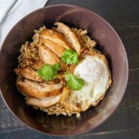 Taiwanese Noodles · Comes with chicken and a fried-egg