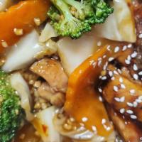 Teriyaki Bowl · Steam rice, veggies, chicken top with teriyaki sauce.
