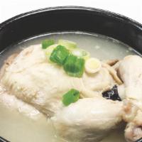 Chicken Soup · Ginseng chicken soup.