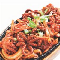 Spicy Baby Octopus · Spicy stir-fried baby octopus.