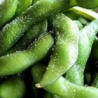 Edamame · Lightly steamed and salted soybeans