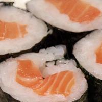 Salmon Roll · Raw. (IN - Salmon) , 
(Out - Seaweed outside) 

Consuming raw or undercooked meats, poultry,...