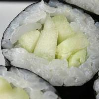 Cucumber Roll · (IN - Cucumber) , 
(Out - Seaweed outside)