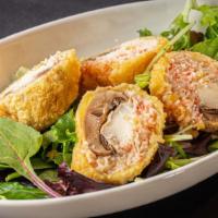 Monkey Brain · Spicy.  (IN - Deep  fried  stuffed   mushroom with crabmeat, cream cheese) , 
(Out - 4 sauce...