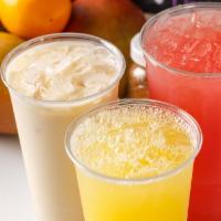Aguas Frescas · A different selection everyday. Lime, pineapple, watermelon, mango, Jamaica, tamarind, horch...