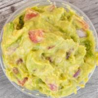 Guacamole Side · Mexican style guacamole mixed with pico de gallo and lime juice.