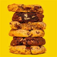 Greatest Hits Variety Pack · 4 Best Chocolate Chip Cookies, 4 Brownie Cookies, and 4 Everything Cookies.

The perfect int...