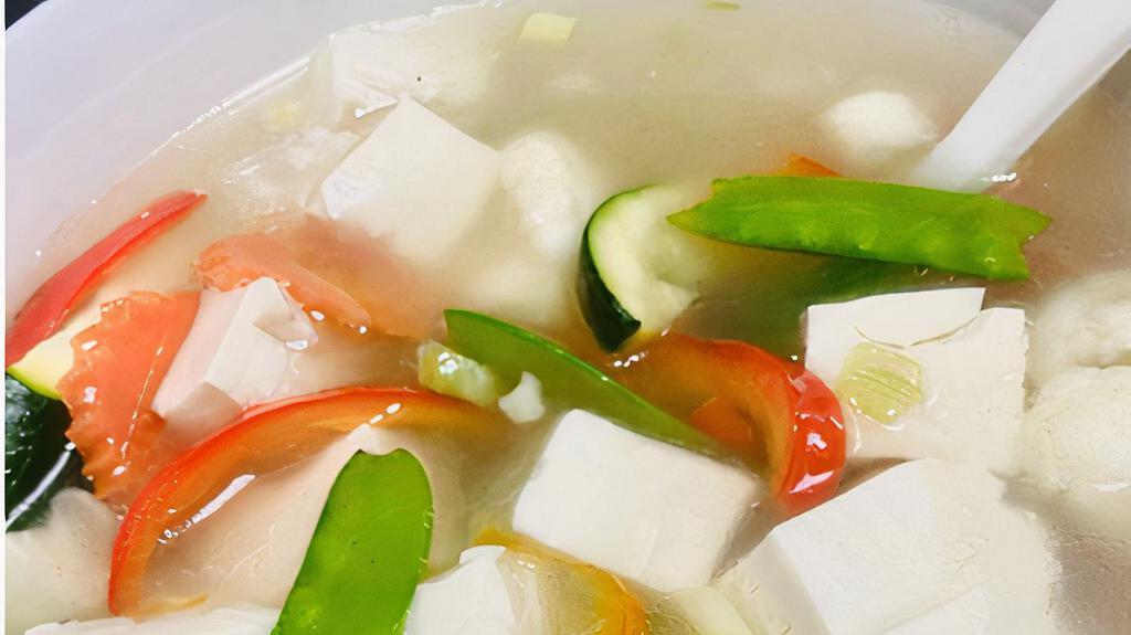 Vegetable Tofu Soup · 
