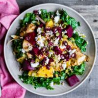 Superfood Salad · Oven-Roasted Beets with Fresh Baby Carrots, Quinoa, Asparagus, Texas Berries, Pomegranate, P...