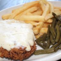Chicken Fried Chicken · Our Texas-style serving of fresh tender chicken, specially battered, fried golden brown, and...