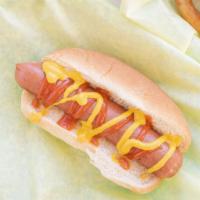 Kids Hot Dog · Comes with small fries and small drink.