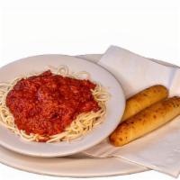Spaghetti With Marinara · Spaghetti noodles with marinara sauce. A la carte served with 2