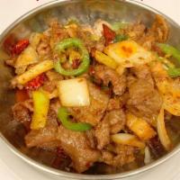 Chinese Dry Wok Beef 中式干锅牛 · 