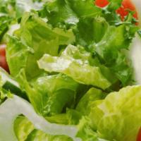 Garden Salad · Lettuce, bell pepper,  tomato,  onion,mushroom, cheese