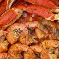 Krabz Jr · includes 1 cluster + 5 shrimp served with 1 corn and potatoes
choice of flavor: original, sp...