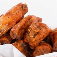 Chicken Wings (6) · combination of drums and flats tossed in handcrafted seasonings and sauces