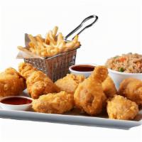 10 Wings · 10 crispy chicken wings. Includes 2 dipping sauces. Served with or without sides. Make it a ...