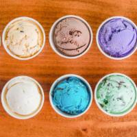2 Scoops · Choose 2 ice cream flavors!