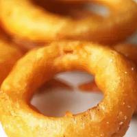 Fried Onion Rings · Fried battered onion.