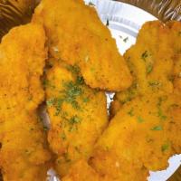 Chicken Tenders (4 Pieces) · Deep fried chicken tenders.