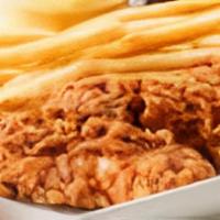 Fried Chicken Tenderloin · come with French fries