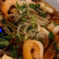 Seafood – Phở Hải Sản · Shrimp, squid, scallop, and krab stick.