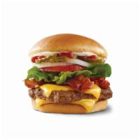 Big Bacon Classic - Single · A quarter-pound* of fresh beef, Applewood smoked bacon, American cheese, crisp lettuce, toma...
