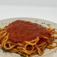 Spaghetti With Bread · 