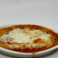 Spinach Lasagna · Mozzarella, ricotta and parmesan cheese.