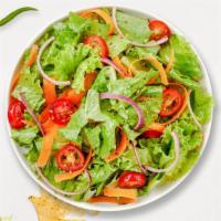 Fresh House Greens · (Vegetarian) Romaine lettuce, cherry tomatoes, carrots, and onions dressed tossed with lemon...