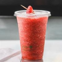 Chia Cooler · Strawberry, watermelon, lime & chia seed blend.