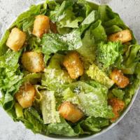 Caesar Salad · Fresh romaine, croutons and parmesan with Caesar dressing.