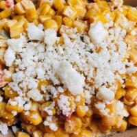 Eskite (Mexican Street Corn) · Creamy & flavorful Mexican-style corn with a little kick.