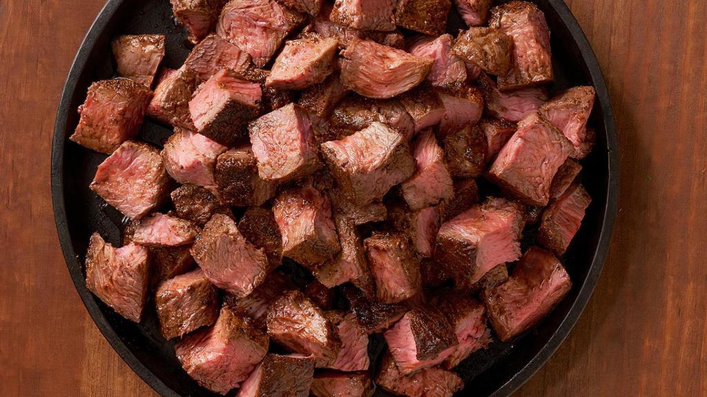 Outback Center-Cut Sirloin Party Platter (30 Oz.) · Center-cut for tenderness. Lean, hearty and full of flavor. Seasoned and seared. Served diced and ready to eat.