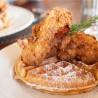 Nashville Hot Chicken Wings & Signature Waffles · Delicious, Southern-style Fried Chicken Wings, seasoned with a Nashville HOT flavor, served ...