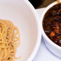 Black Noodles (Ja-Jang-Myun) · Pork, onions, black bean sauce