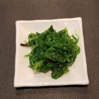 Seaweed Salad · Japanese style marinated seaweed salad.