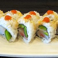Spicy Snapper Roll · Red snapper, jalapeno with spicy sesame oil and spicy sauce