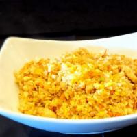 Chicken Fried Rice · Chicken, vegi mix and egg