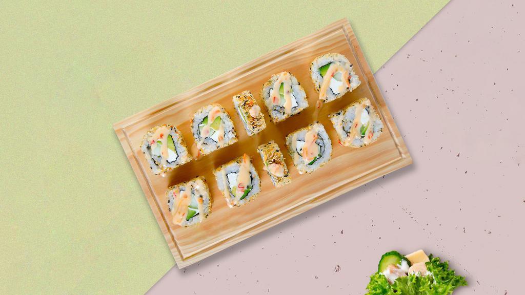Cali Baby Roll · Six to eight pieces of california roll.