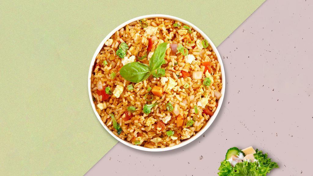 Fried Rice · Rice, egg, peas and carrots