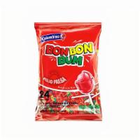 Colombina - Bon Bon Bum Strawberry (Fresa) Lollipops  - 14.4 Oz. · NOT too good to be true because Bon Bon Bum Lollipops are real and here! The most iconic lol...