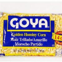 Goya - Golden Hominy Corn - 14 Oz. · Enjoy the exquisite flavor of GOYA® Golden Corn. These tender whole corn kernels come ready ...
