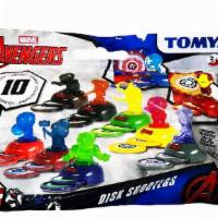 Marvel - Avengers Disk Shooters Action Figure - 1 Ct. · Collect your Avenger Characters. Play fun games, perfect for travel!

Includes 1 Random Aven...