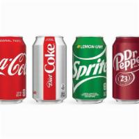 Canned Sodas · Choice of canned soda