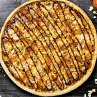 Backyard Bbq Chicken  · BBQ sauce, mozzarella cheese, red onion, BBQ chicken and cheese baked in a stone oven.