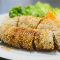 Spring Roll(Deep-Fried) · Seasoned pork ,mosrhoom,carrot&clear noodles wrapped in rice paper & deep-fried