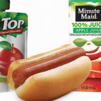 Wacky Pack 100% Beef Hot Dog · entree, side, drink